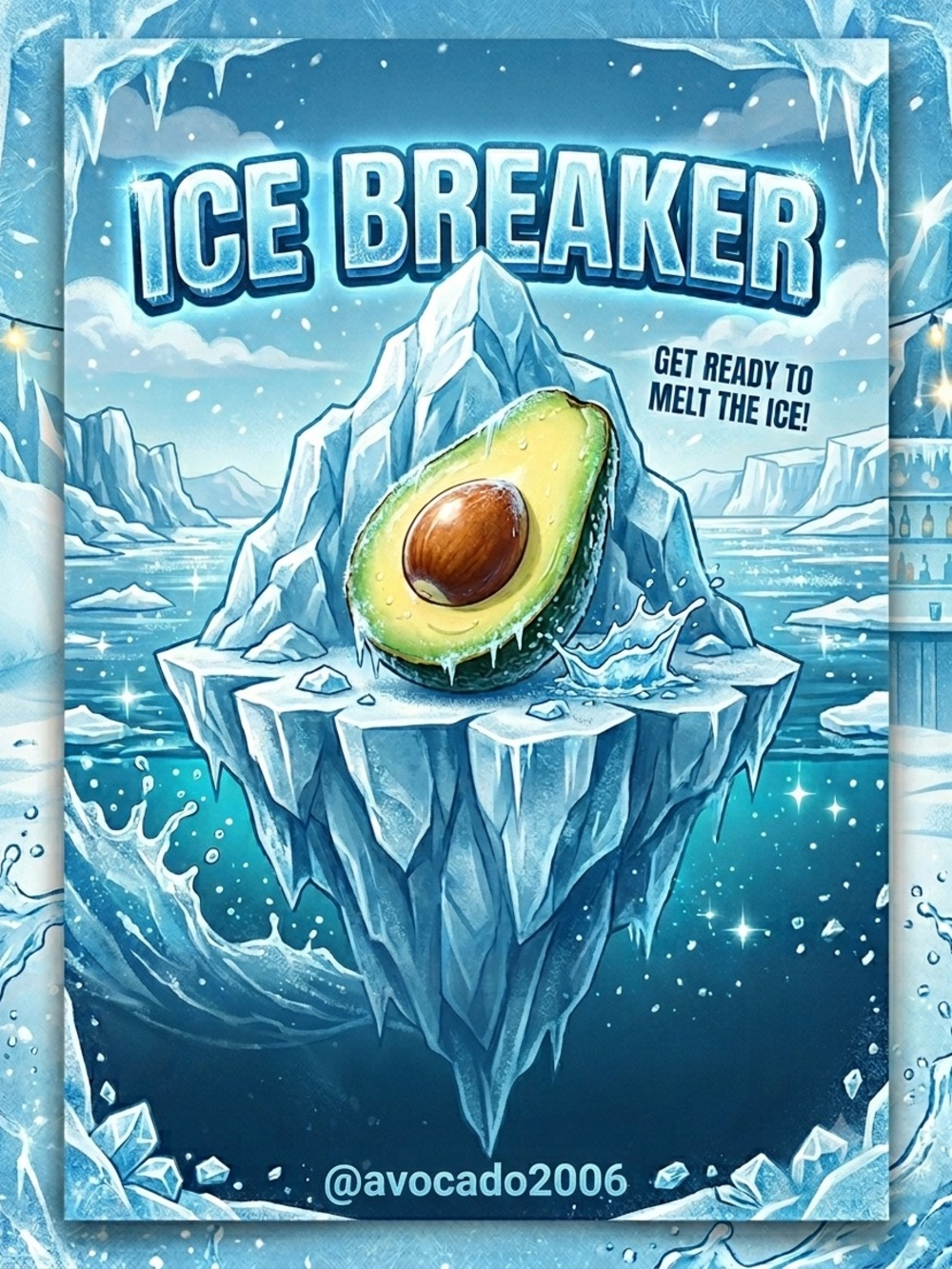 Live Show Ice Breaker FREE Shipping with Purchase 💚🥑✅ UNLISTED ITEM